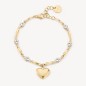 BRACCIALE CHAKRA AMORE CON CUORE COLOR ORO BROSWAY BRACCIALE CHAKRA AMORE CON CUORE COLOR ORO BROSWAY