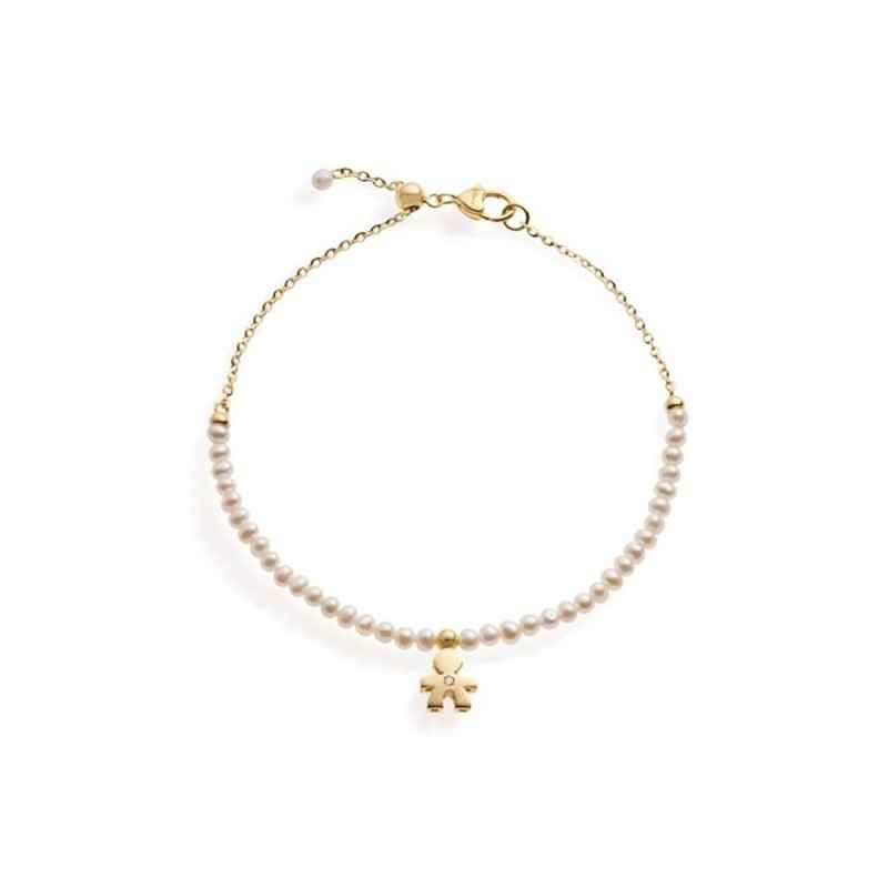 BRACCIALE BIMBO ORO GIALLO LE PERLE DONNA LE BEBE' BRACCIALE BIMBO ORO GIALLO LE PERLE DONNA LE BEBE'