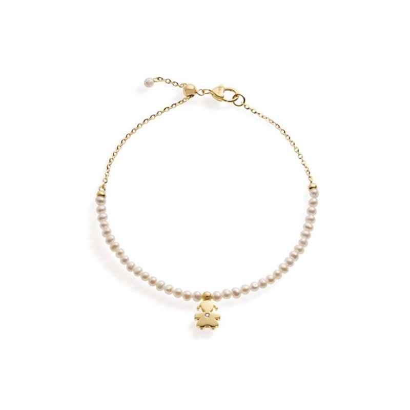 BRACCIALE BIMBA ORO GIALLO LE PERLE DONNA LE BEBE' BRACCIALE BIMBA ORO GIALLO LE PERLE DONNA LE BEBE'
