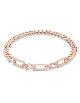 COLLANA DEXTERA S ORO ROSA DONNA SWAROVSKI  5639334 SWAROVSKI