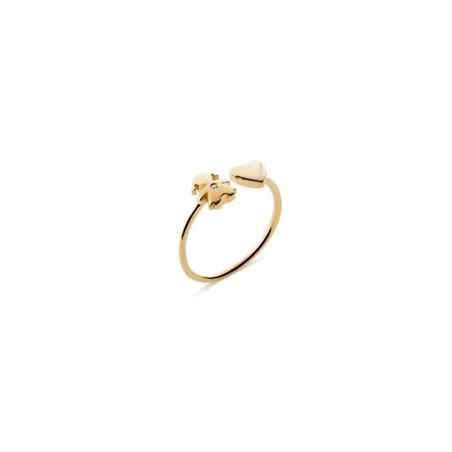 ANELLO BIMBA CUORE LES PETITS M13 DONNA LE BEBE'  LBB701-13 LE BEBE'