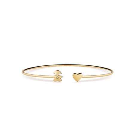 BRACCIALE CUFF BIMBA CUORE LES PETITS S DONNA LE BEBE' 