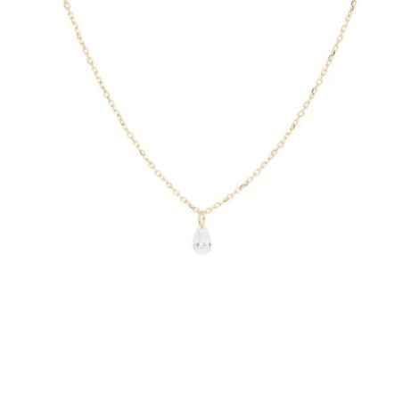 GIROCOLLO 18KT DIAMANTE A GOCCIA MAMAN ET SOPHIE