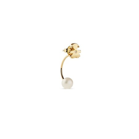 MONORECCHINO BIMBA ORO GIALLO LE PERLE DONNA LE BEBE'  LBB813 LE BEBE'