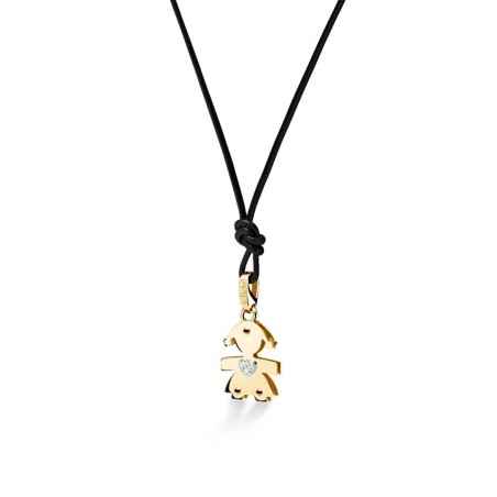 COLLANA BIMBA ORO GIALLO DIAMANTI I CLASSICI DONNA LE BEBE'  LBB062 LE BEBE'