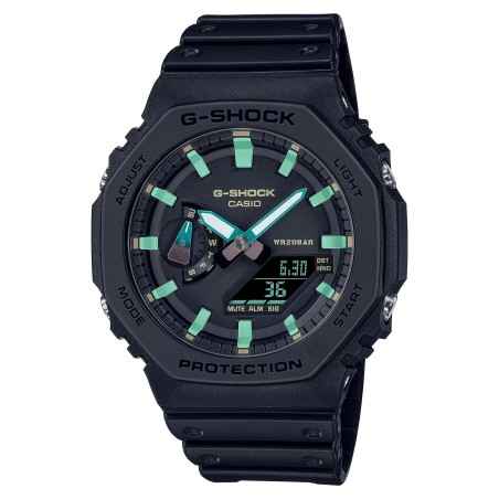 OROLOGIO ANALOGICO DIGITALE NERO UOMO CASIO G-SHOCK GA-2100RC-1AER CASIO