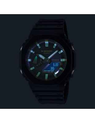 OROLOGIO ANALOGICO DIGITALE NERO UOMO CASIO G-SHOCK GA-2100RC-1AER CASIO