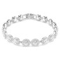BRACCIALE TENNIS BIANCO UNA ANGELIC DONNA SWAROVSKI 