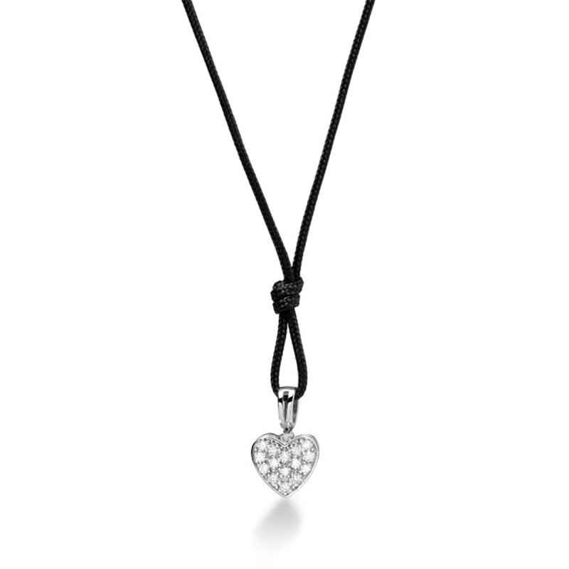 COLLANA CIONDOLO CUORE ORO BIANCO I PREZIOSI LE BEBE' COLLANA CIONDOLO CUORE ORO BIANCO I PREZIOSI LE BEBE'