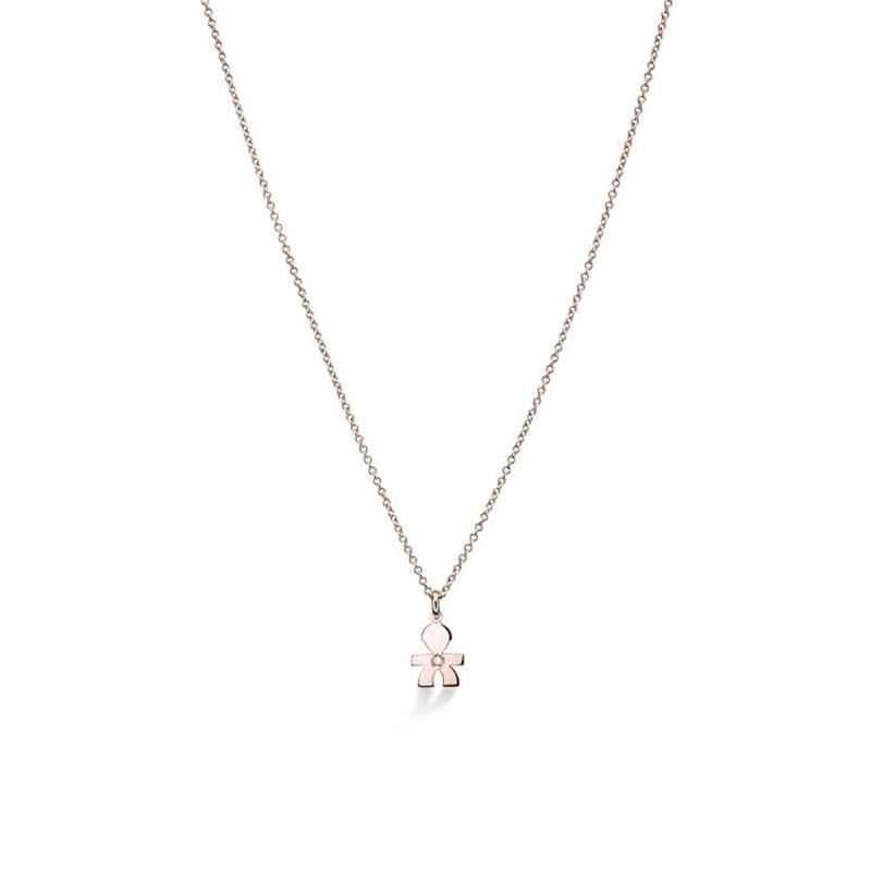 COLLANA BIMBO ORO ROSA DIAMANTE I PREZIOSI LE BEBE' COLLANA BIMBO ORO ROSA DIAMANTE I PREZIOSI LE BEBE'