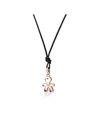 COLLANA BIMBO ORO ROSA DIAMANTI I CLASSICI LE BEBE' LBB066 LE BEBE'