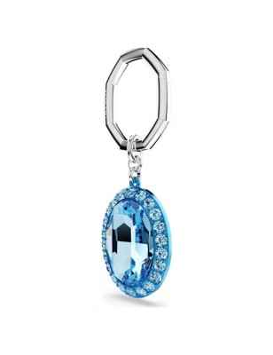 PORTACHIAVI LUCENT BLU  SWAROVSKI 