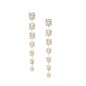 ORECCHINI PENDENTI ZIRCONI ORO DONNA AMEN DIAMOND