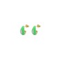 ORECCHINI A GOCCIA SMALTO VERDE DONNA RUE DES MILLE COLORFUN