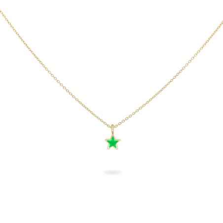 GIROCOLLO STELLA VERDE DONNA RUE DES MILLE COLORFUN GR-023 1STE VE AU RUE DES MILLE