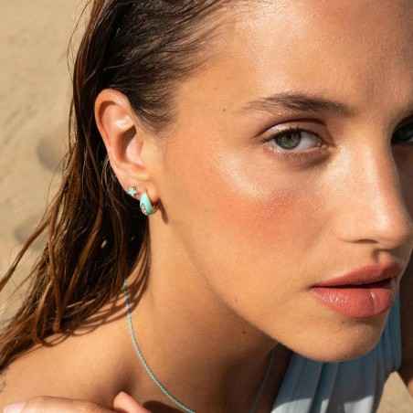 ORECCHINI LOBO STELLA TURCHESE DONNA RUE DES MILLE COLORFUN