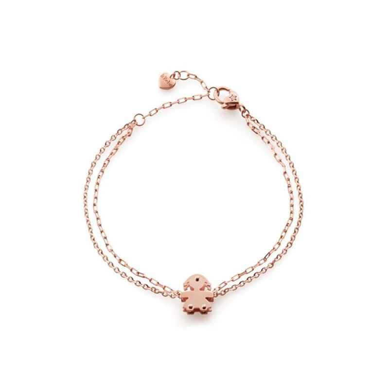 BRACCIALE BIMBA ORO ROSA DIAMANTE I CLASSICI LE BEBE' BRACCIALE BIMBA ORO ROSA DIAMANTE I CLASSICI LE BEBE'