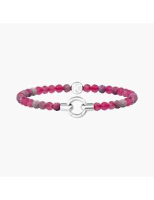BRACCIALE AGATA FUCSIA STRIATA MAMANONMAMA DONNA KIDULT  732201 KIDULT