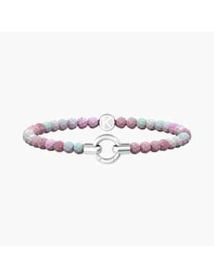 BRACCIALE AGATA ROSA STRIATA MAMANONMAMA DONNA KIDULT  732202 KIDULT