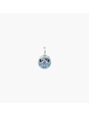CIONDOLO ZIRCONE AZZURRO TONDO ENERGIA SOGNI KIDULT 741127 KIDULT