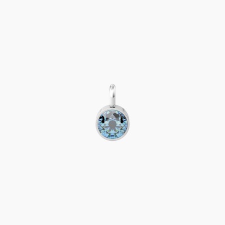 CIONDOLO ZIRCONE AZZURRO TONDO ENERGIA SOGNI KIDULT 741127 KIDULT