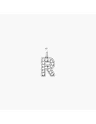 CIONDOLO LETTERA R CON CRISTALLI DONNA KIDULT  741084R KIDULT