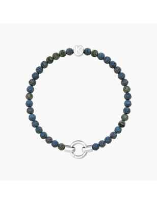 BRACCIALE AGATA AZZURRA STRIATA MAMANONMAMA DONNA KIDULT 