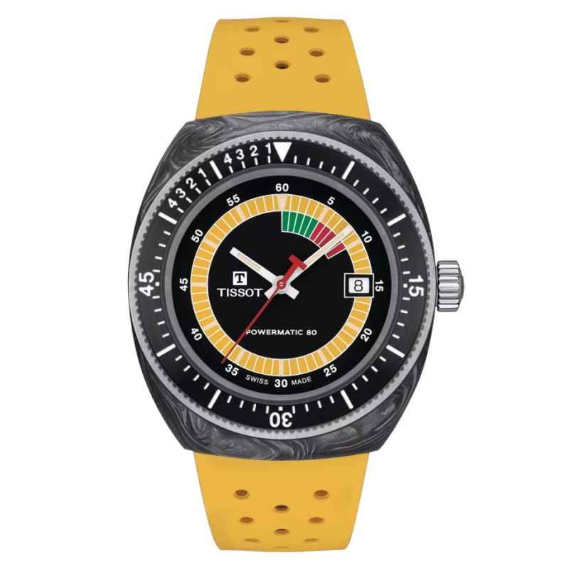 OROLOGIO SIDERAL S GIALLO UOMO TISSOT POWERMATIC 80 OROLOGIO SIDERAL S GIALLO UOMO TISSOT POWERMATIC 80
