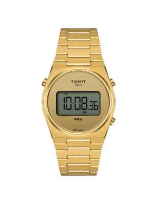 OROLOGIO DIGITAL 35MM PVD ORO UOMO-DONNA TISSOT PRX T1372633302000 TISSOT