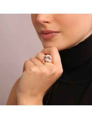 ANELLO A FASCIA CON ZIRCONI MIS.12 DONNA BRONZALLURE  WSBZ01210.WR-12 BRONZALLURE