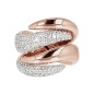 ANELLO A FASCIA CONTRARIE' E PAVE' ZIRCONI DONNA BRONZALLURE ANELLO A FASCIA CONTRARIE' E PAVE' ZIRCONI DONNA BRONZALLURE