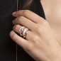 ANELLO A FASCIA CONTRARIE' E PAVE' ZIRCONI DONNA BRONZALLURE ANELLO A FASCIA CONTRARIE' E PAVE' ZIRCONI DONNA BRONZALLURE