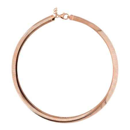 GIROCOLLO CATENA OMEGA ROSE' DONNA BRONZALLURE WSBZ02189.R BRONZALLURE