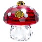 DECORAZIONE FUNGO E COCCINELLE IDYLLIA SWAROVSKI DECORAZIONE FUNGO E COCCINELLE IDYLLIA SWAROVSKI