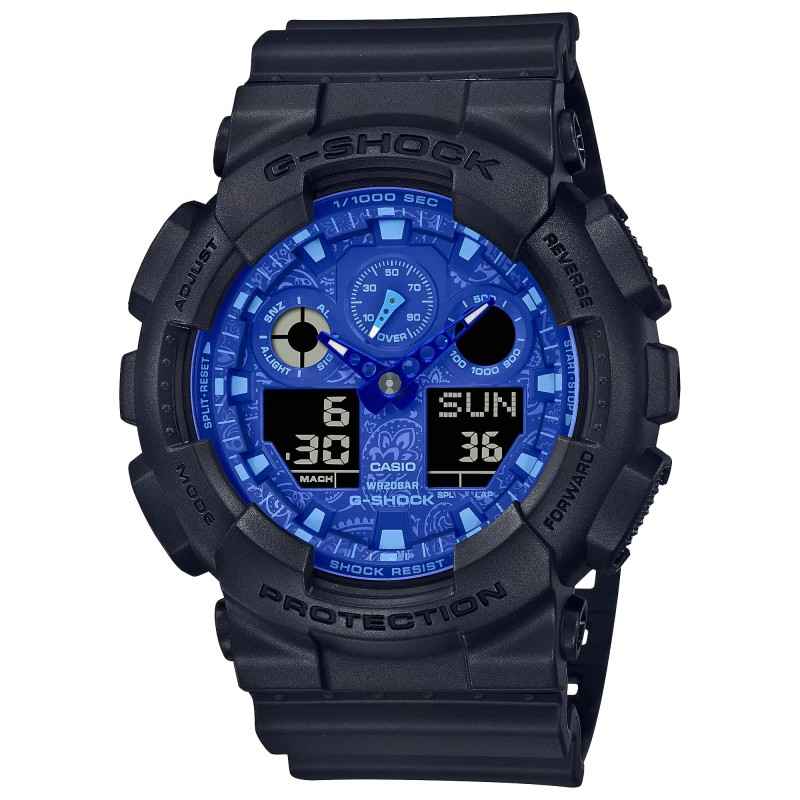 OROLOGIO RESISTENTE PAISLEY BLUE UOMO CASIO G-SHOCK OROLOGIO RESISTENTE PAISLEY BLUE UOMO CASIO G-SHOCK