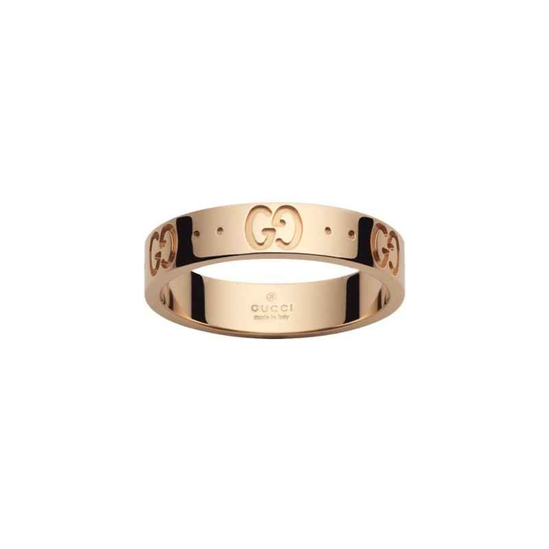 ANELLO A FASCIA SOTTILE 18 CARATI DONNA GUCCI ICON ANELLO A FASCIA SOTTILE 18 CARATI DONNA GUCCI ICON