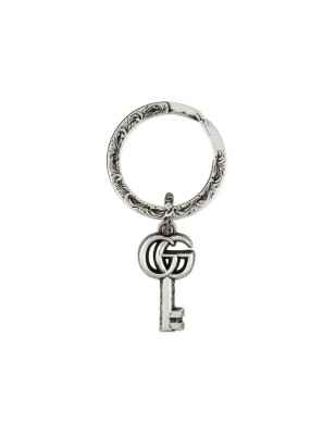 PORTACHIAVI IN ARGENTO DOPPIA G UOMO-DONNA GUCCI GG MARMONT YBF62776500100U GUCCI
