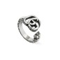 ANELLO DOPPIA G IN ARGENTO 12 DONNA GUCCI GG RUNNING ANELLO DOPPIA G IN ARGENTO 12 DONNA GUCCI GG RUNNING