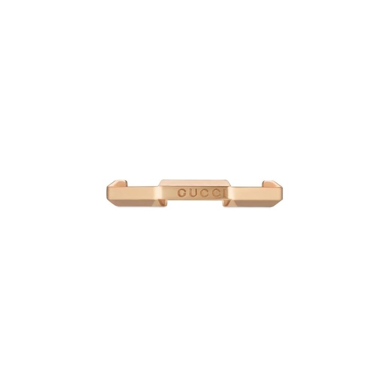 ANELLO A SPECCHIO ORO ROSA 18 CARATI 12 DONNA GUCCI LINK TO LOVE ANELLO A SPECCHIO ORO ROSA 18 CARATI 12 DONNA GUCCI LINK TO LOVE