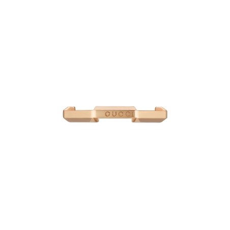 ANELLO A SPECCHIO ORO ROSA 18 CARATI 12 DONNA GUCCI LINK TO LOVE YBC662194002012 GUCCI