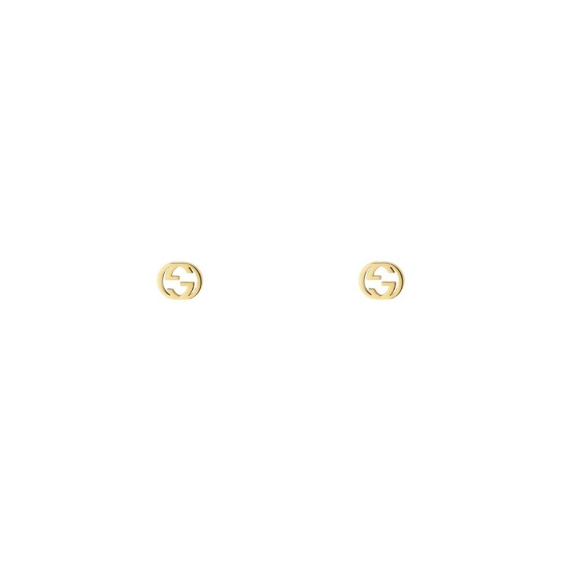ORECCHINI IN GIALLO ORO 18 CARATI DONNA GUCCI INTERLOCKING G ORECCHINI IN GIALLO ORO 18 CARATI DONNA GUCCI INTERLOCKING G