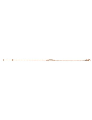 BRACCIALE CON BARRETTA 'GUCCI' ORO ROSA DONNA GUCCI LINK TO LOVE YBA662106002016 GUCCI