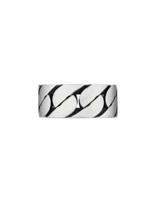 ANELLO IN ARGENTO CON GG 21 DONNA GUCCI INTERLOCKING G YBC661515001021 GUCCI