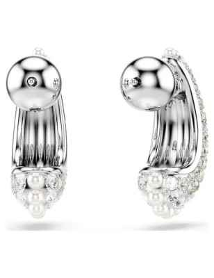 ORECCHINI SUBLIMA CRYSTAL PEARL RODIO DONNA SWAROVSKI  5692107 SWAROVSKI