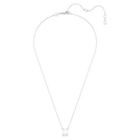 COLLANA PENDENTE STILLA TAGLIO OTTAGONALE RODIO SWAROVSKI