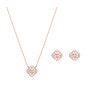 SET UNA QUADRIFOGLIO ROSA DONNA SWAROVSKI SET UNA QUADRIFOGLIO ROSA DONNA SWAROVSKI