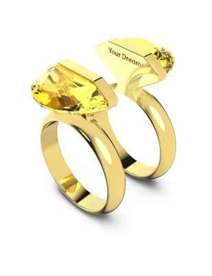 ANELLO LUCENT GIALLO M52 DONNA SWAROVSKI  5623776 SWAROVSKI
