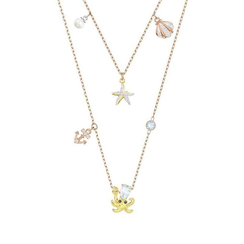 COLLANA OCEAN ROSE DONNA SWAROVSKI COLLANA OCEAN ROSE DONNA SWAROVSKI