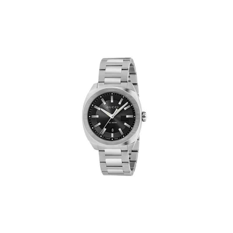 OROLOGIO GG2570 41MM QUADRANTE NERO UOMO GUCCI OROLOGIO GG2570 41MM QUADRANTE NERO UOMO GUCCI