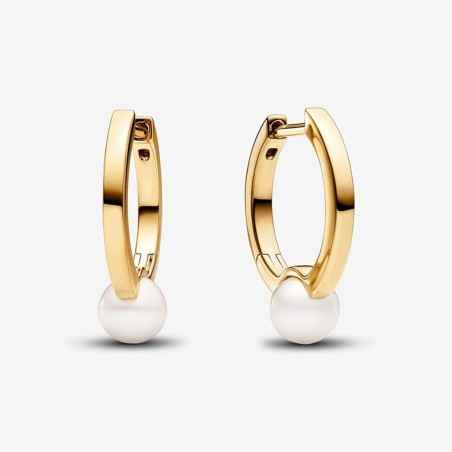 ORECCHINI CERCHI CON PERLE DONNA PANDORA TIMELESS 263170C01 PANDORA